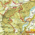 Carta della zona dell`escursione