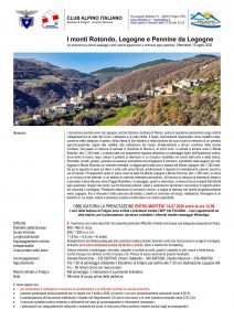 Locandina dell`escursione