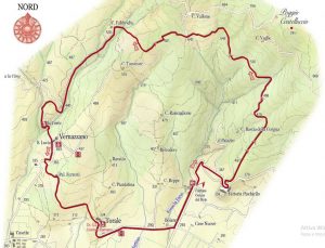 Mappa del percorso