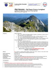 Locandina dell`escursione