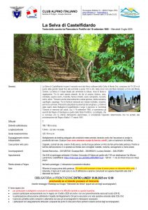 Locandina dell`escursione