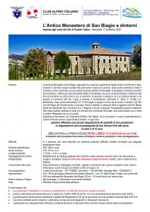 Locandina dell`escursione