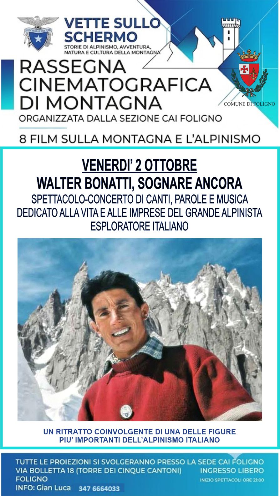 WALTER BONATTI, SOGNARE ANCORA