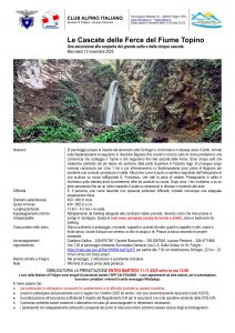 Locandina dell`escursione