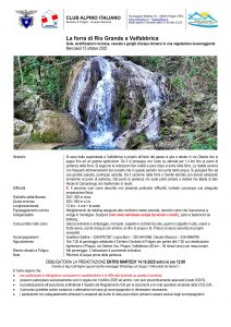 Locandina dell`escursione