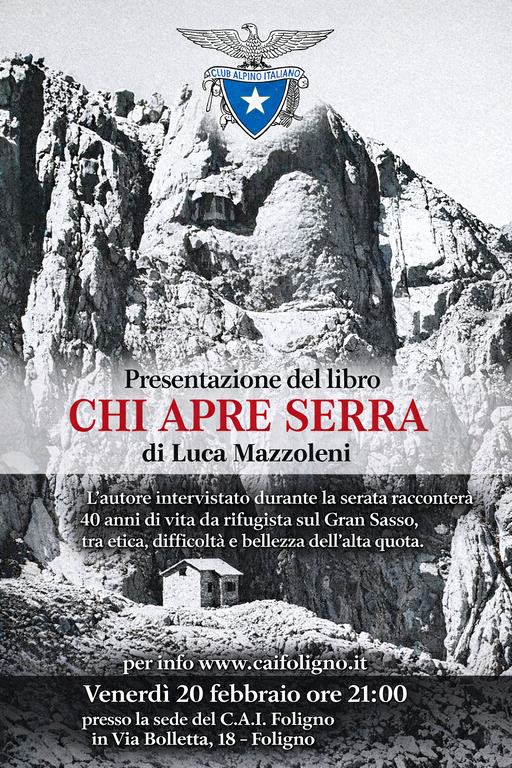 `Chi apre serra` con Luca Mazzoleni 20 Febbraio 2026