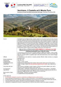 Locandina dell`escursione