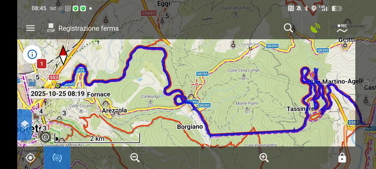 9 NOVEMBRE 2025  SULL`ANTICA VIA FERRATA